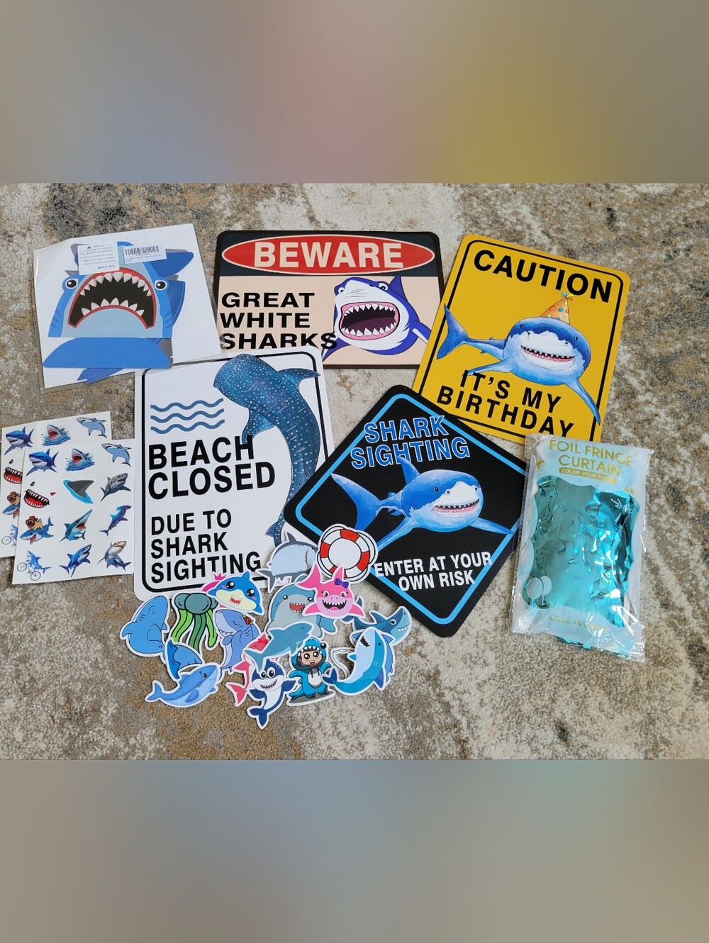Shark Party Decorations